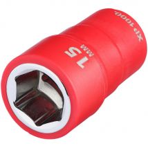 Draper XP1000 3/8" Drive VDE Insulated Hexagon Socket 3/8" 15mm