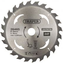 Draper TCT Construction Circular Saw Blade