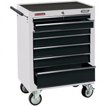 Draper 7 Drawer Tool Roller Cabinet White