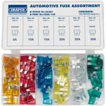 Draper 120 Piece Automotive Fuse Assortment
