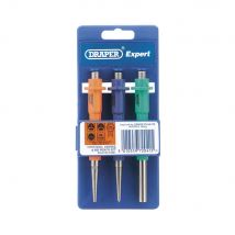 Draper Expert 3 Piece Nail Set and Pin Punch Set