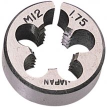 Draper Coarse Circular Die Metric M12 1"