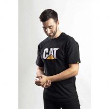 Caterpillar Mens Trademark Logo T Shirt Black 4XL
