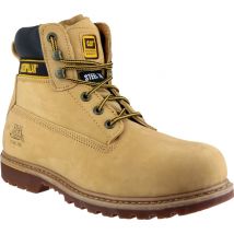 Caterpillar Mens Holton Safety Boots Honey Size 11