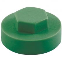 Colour Match Hexagon Screw Cover Cap 5/16" x 19mm Juniper Green Pack of 1000