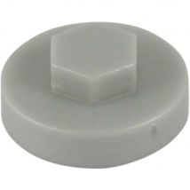 Colour Match Hexagon Screw Cover Cap 5/16" x 19mm Merlin Grey Pack of 1000