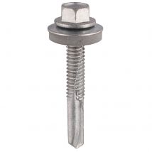 Hex Head Self Drilling Screws for Heavy Section Steel 5.5mm 38mm Pack of 100