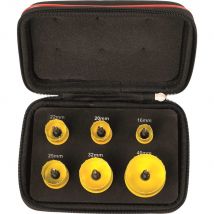Starrett KCS06001 6 Piece Cordless Smooth Cut Bi Metal Hole Saw Set
