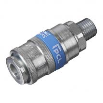 Sealey PCL Air Line Coupling BSPT Male Thread 1/4" BSPT Pack of 1