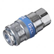 Sealey PCL Air Line Coupling BSP Female Thread 1/4" BSP Pack of 1