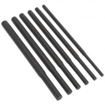 Sealey AK91226 6 Piece Parallel Pin Punch Set