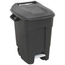 Sealey Foot Pedal Wheelie Bin 100l Black