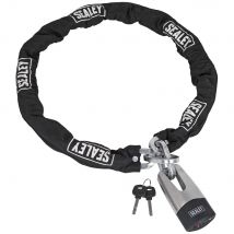 Sealey Padlock and Chain 10mm 920mm