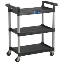 Sealey 3 Level Shelf Black / Silver
