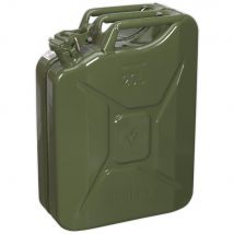 Sealey Metal Jerry Can 20l Green