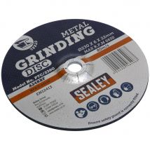 Sealey Depressed Centre Grinding Disc 230mm Pack of 1