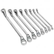 Siegen S0405 8 Piece Deep Offset Ring Wrench Set