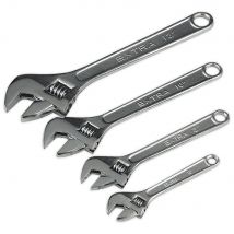 Siegen 4 Piece Adjustable Spanner Set