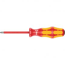 Wera Kraftform 165I VDE Insulated Pozi Screwdriver PZ1 80mm