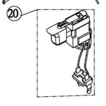 Ryobi - Interrupteur de perceuse 18V CDI1830, DCI1803 - 5131000506 - Toomanytools