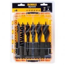 Dewalt - Coffret de 6 mèches à bois pour visseuse à choc - DT90238-QZ - Toomanytools