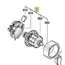 Bosch - Moteur 18V à Courant Continu pour boulonneuse à choc GDR18V-160, GDX18V-180 - 160702267M - Toomanytools