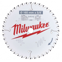 Milwaukee - Lame de scie circulaire Bois Ø165x16x40Dts ATB - 4932471312 - Toomanytools