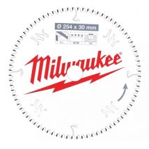 Milwaukee - Lame de scie circulaire Alu Ø254x30x80Dts - 4932471318 - Toomanytools