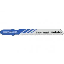Metabo - Lot de 5 lames de scie sauteuse 74mm pour le métal - 623637000 - Toomanytools