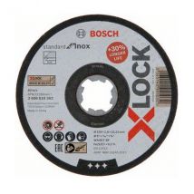 Bosch - x10 Disques à tronçonner droits X-LOCK Standard for Inox ø125x1.6mm - 2608619364 - Toomanytools