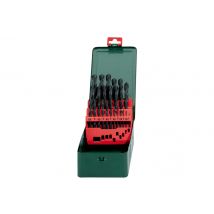 Metabo - Coffret 25 pièces forets hélicoïdaux HSS-R - 627152000 - Toomanytools