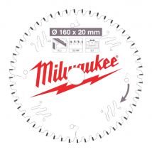 Milwaukee - Lame de scie circulaire Alu Ø165x20x52Dts TF - 4932471292 - Toomanytools