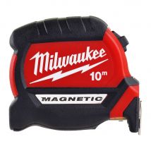 Milwaukee - Mètres 10M à ruban magnétiques premium - 4932464601 - Toomanytools