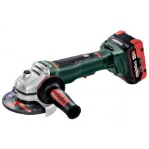 Metabo - WPB 18 LTX BL 125 QUICK Meuleuse d'angle ø125mm Batterie 18V 2X5.5AH LIHD + X - 613075660 - Toomanytools