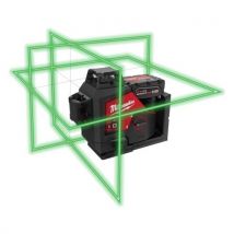 Milwaukee - M12 3PL-0C Laser Vert 3 Lignes 360° - 4933478103 - Toomanytools