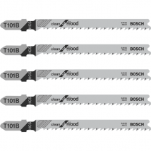 Bosch - Lames de scie sauteuse Bois T101B Clean for Wood - 2608630030 - Toomanytools