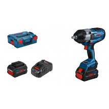 Bosch - GDS Batterie 18V-1000 Boulonneuse sans-fil Batterie 18V 1000Nm 2x8.0Ah + L-Boxx - 06019J8302 - Toomanytools