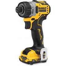 Dewalt - Visseuse compacte Batterie 12V XR Brushless 2x2.0Ah + TSTAK - DCF601D2-QW - Toomanytools