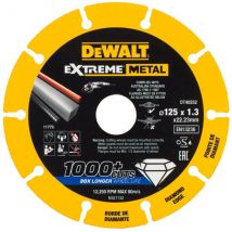 Dewalt - Disque diamant Extrême Métal ø125mm - DT40252 - Toomanytools