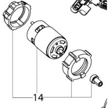 Metabo - Moteur 18V pour souffleur AG18 - 316093190 - Toomanytools