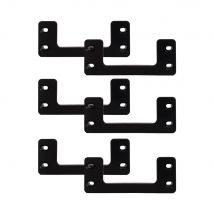 Stealth Mounts - StealthMounts Cales de montage Packout Milwaukee 6-pack NOIR - OM-CL-BLK-6 - Toomanytools