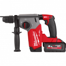 Milwaukee - M18 FHX-552X Perforateur, burineur SDS+ 26mm FUEL Batterie 18V 2.5J 2x5.5Ah avec mandrin FIXTEC - 4933478889 - Toomanytools