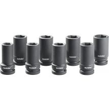 Metabo - Jeu de 8 douilles 1" pour boulonneuse à chocs - 628835000 - Toomanytools