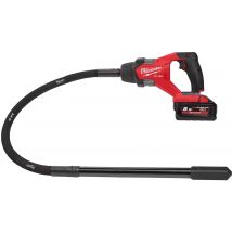 Milwaukee - M18 FCVN12-551 Vibreur à béton sans fil Batterie 18V 1x5.5Ah avec aiguille vibrante 1.2ml - 4933479597 - Toomanytools