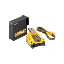 Dewalt - Adaptateur, Chargeur USB-A & USB-C pour batterie XR 18V et 54V - DCB094K-QW - Toomanytools