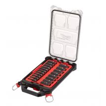Milwaukee - Coffret de 19 douilles 3/8" longues Shockwave avec coffret PACKOUT - 4932480946 - Toomanytools