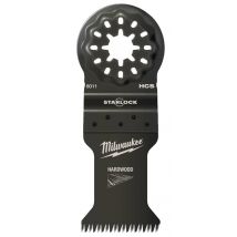 Milwaukee - x1 Lame plongeante 35x42mm bois dur pour outil multifonction STARLOCK - 48906011 - Toomanytools