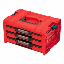 Qbrick System - Qbrick Coffret à outils 3 tiroirs expert System PRO RED 2.0 Ultra HD - SKRQPROD3ECZEPG - Toomanytools