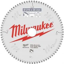 Milwaukee - Lame de scie circulaire Alu Ø216x30x80Dts - 4932471319 - Toomanytools