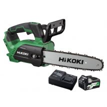 Hikoki - Hitachi - CS3630DC WBZ Élagueuse sans fil 36V 300mm 1x2.5Ah avec batterie & chargeur - CS3630DCW4Z & BSL36A18 & UC18YSL3 - Toomanytools